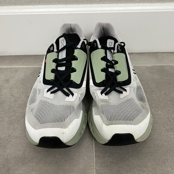 On Cloud Cloudstratus Mens Size 10.5 White Green Athletic Comfort Sneaker Shoes main image 4